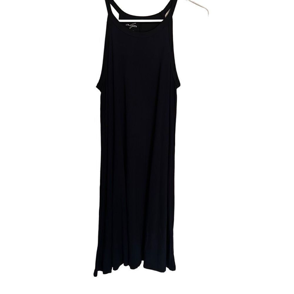 Alya Navy Blue Flowy Dress, size S